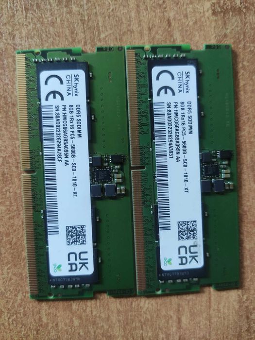Pamięć RAM DDR5 + DIMM adaptery [2x8GB] 5600 MHz