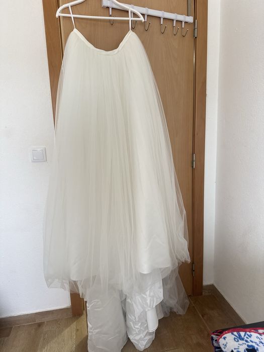 Sobre-saia premium para vestido de noiva – removível