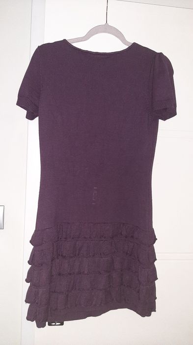 Suknia wrzosowa L/XL Lonky super skład bawełna,wełna,elastan