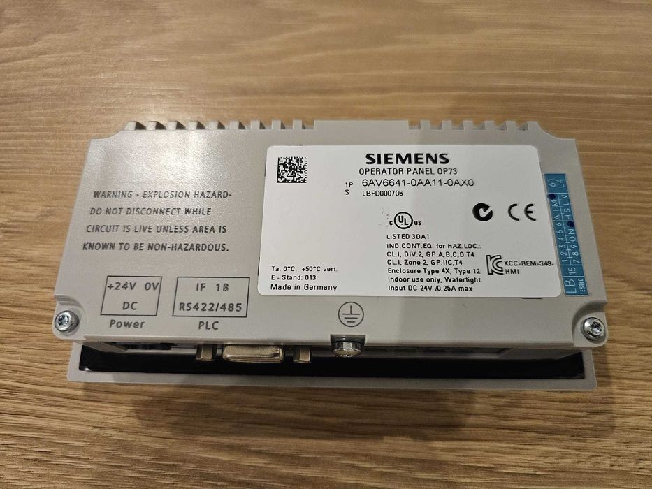 Panel Siemens SIMATIC 6AV6641-0AA11-0AX0