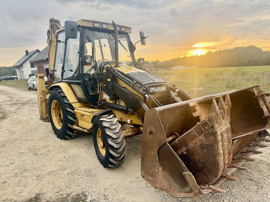 Cat 428c koparko ładowarka caterpillar 428c