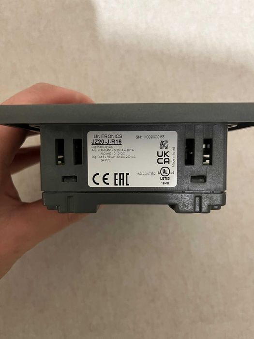 ПЛК, PLC, HMI контролер Unitronics Jazz JZ20-R16