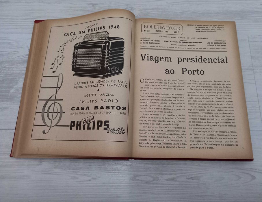 Boletim da CP - Ano de 1949 - Ano completo