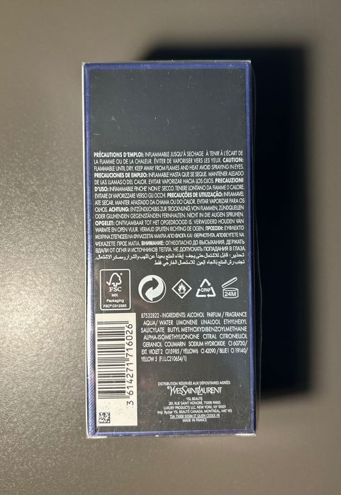 YSL Y EDT 100ml - nowa, oryginał