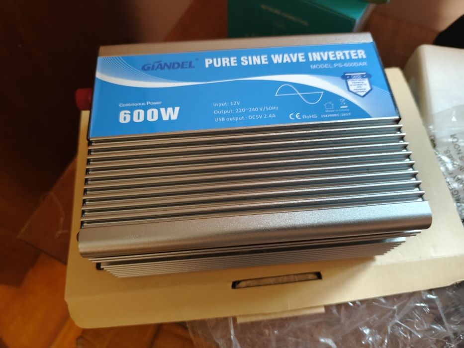 Инвертор Giandel 600W, чистый синус