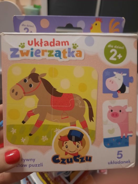 Puzzle 2 + / układam zwierzątka