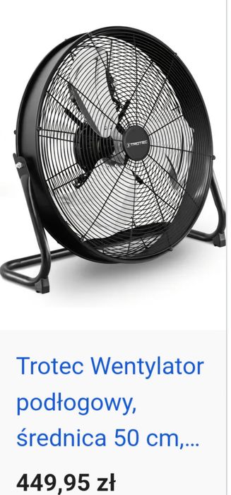 Wentylator Podłogowy TROTEC