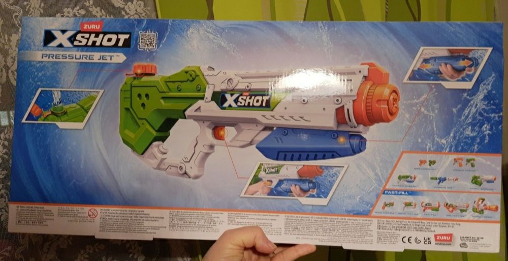 2szt X-shot Water Warfare Pressure Jet Water Blaster, 10.5m