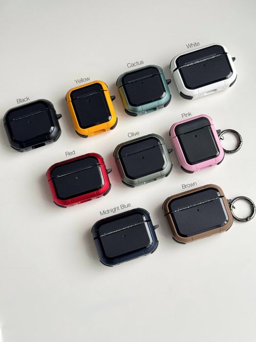 Чохол для AirPods 1 2 3 4 Pro чехол протиударний броньований аірподс