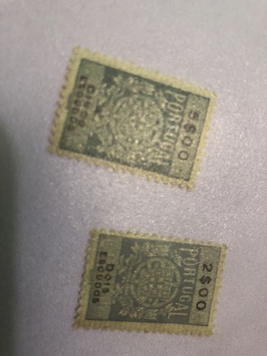 9 selos escudo portugal