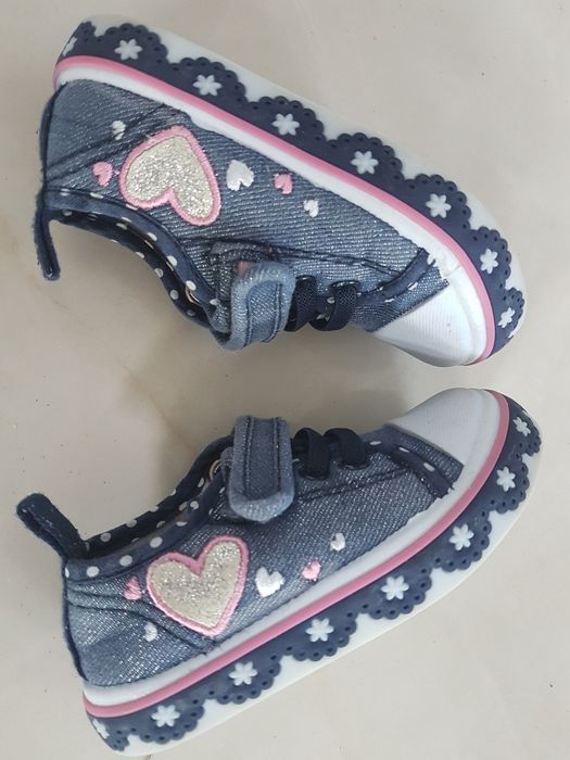 Trampki dla dziewczynki 21 Smyk Cool Club Buty Obuwie sportowe 12cm 13