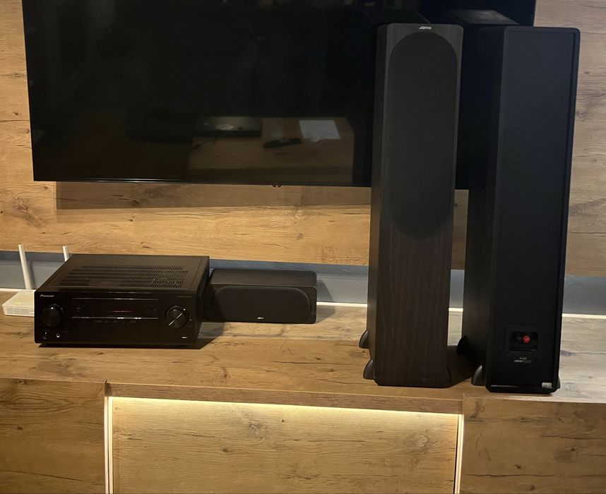 Amplituner Pioneer  VSX 423 +głośniki Jamo