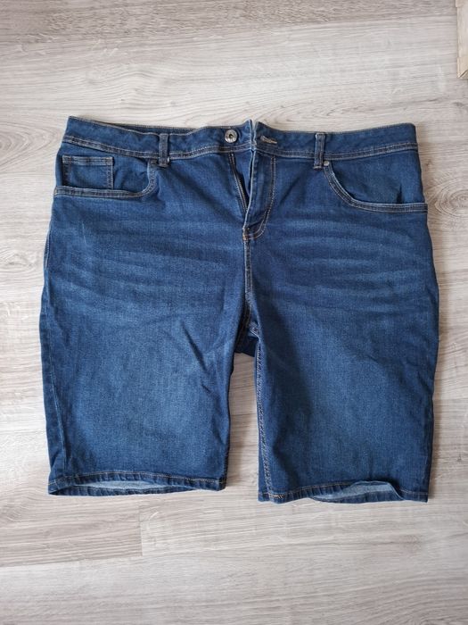 Spodnie szorty bermudy męskie jeans 56 krótkie spodenki