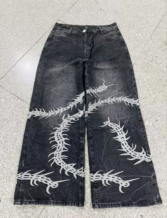 Широкие baggy штаны opium type jeans jaded london  style
