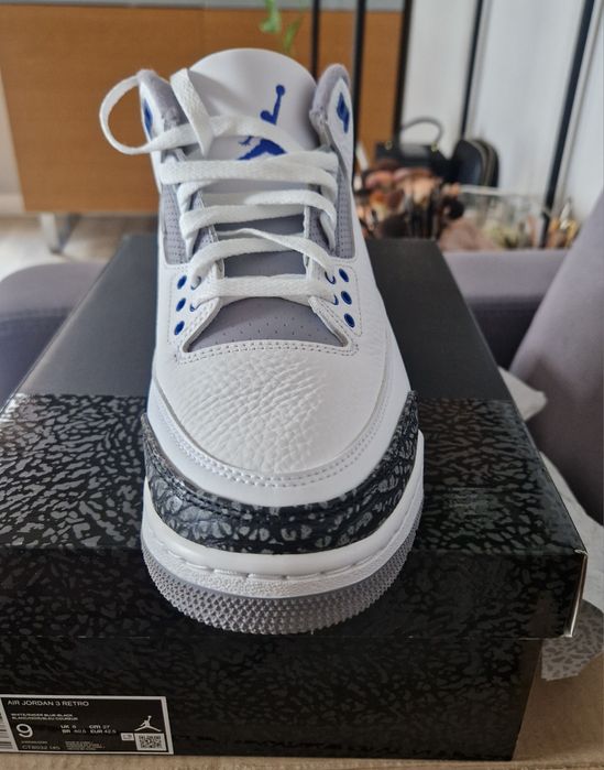 Jordan 3 Blue Racer