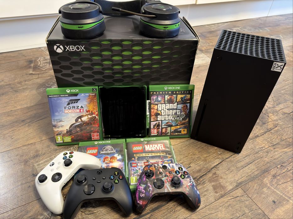 Xbox series x xbox one 1tb 4k blue ray full zestaw