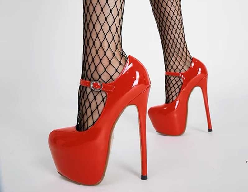 Szpilki na platformie szpilka 17 cm 2 kolory