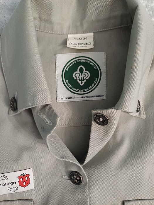 Mundur harcerski dziewczęcy 158 S komplet ZHP