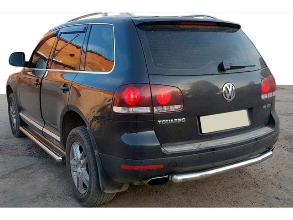 Задній захист AK002 для Volkswagen Touareg 2002-2010 Нержавіюча сталь (2 шт.)