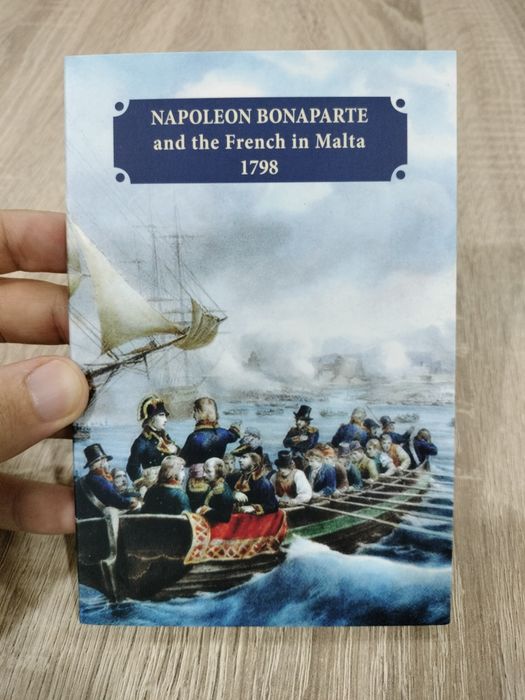 Moeda Comemorativa BNC 2€ Napoleão Bonaparte Malta 2023