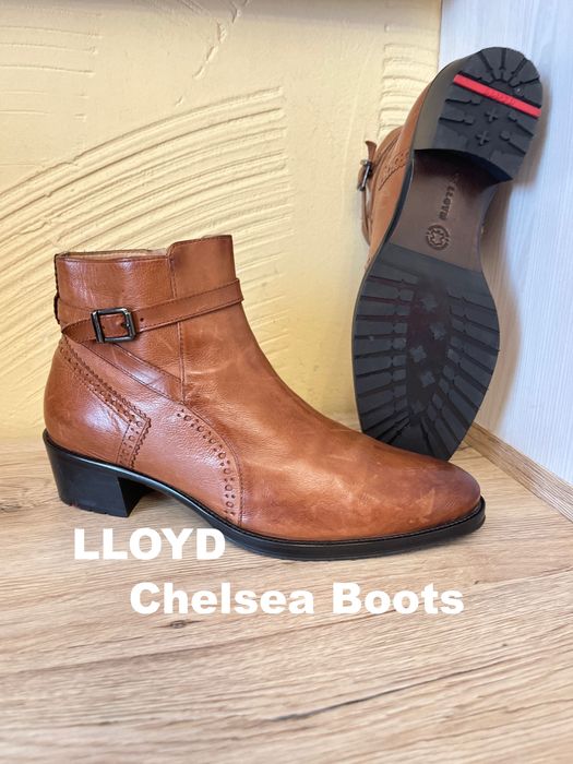 LLOYD Ankle Boots całe ze skóry damskie botki 39/40