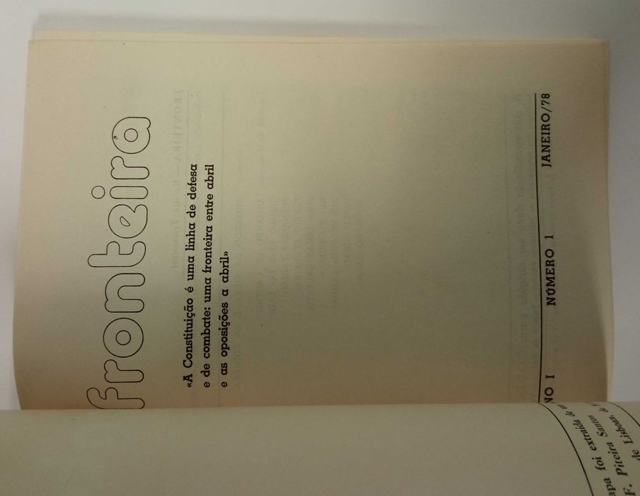 Revista trimestral Fronteira