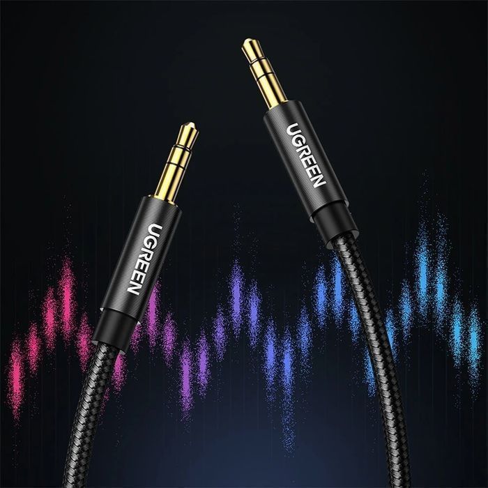 Kabel UGREEN audio 2 x mini jack 3,5mm 2m czarny (50363 AV112)