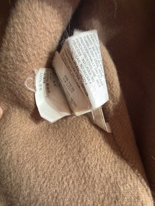 Max Mara Оригінал кашемір шовк тренч