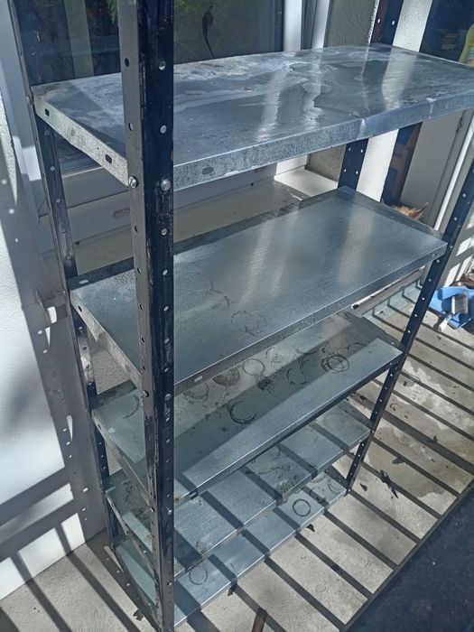 Regał metalowy wysoki 71x30x200cm 6 polek