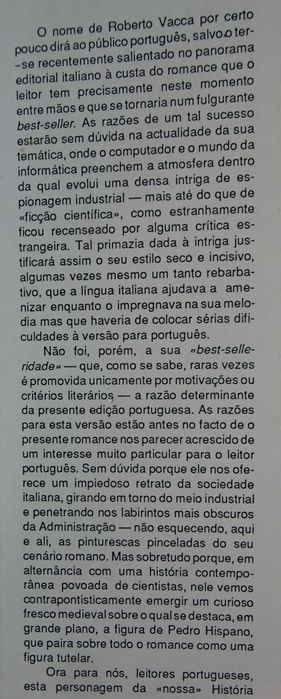 Deus e O Computador de Roberto Vacca