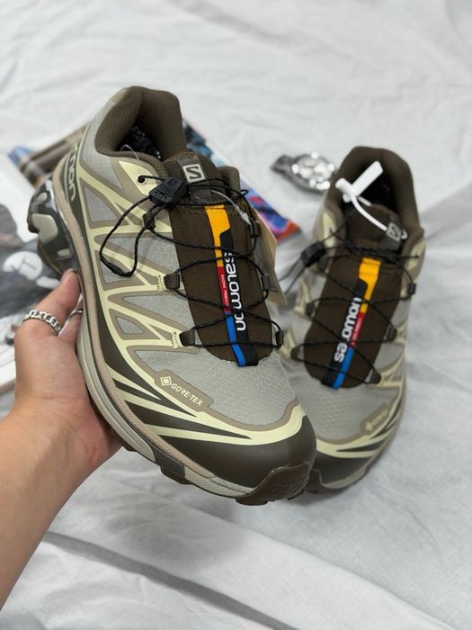 Salomon XT-6 Brown beige Gore-Tex
