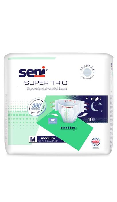 Seni Super trio night M pieluchomajtki