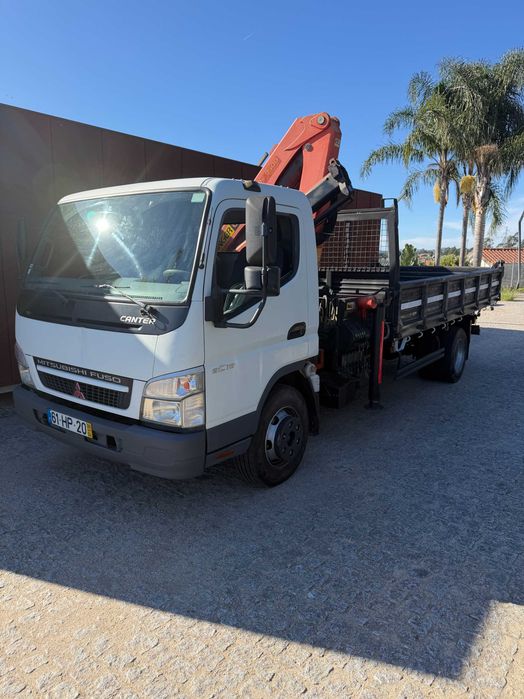 Camião Mitsubishi canter 9T Grua e báscula 4.9cc
