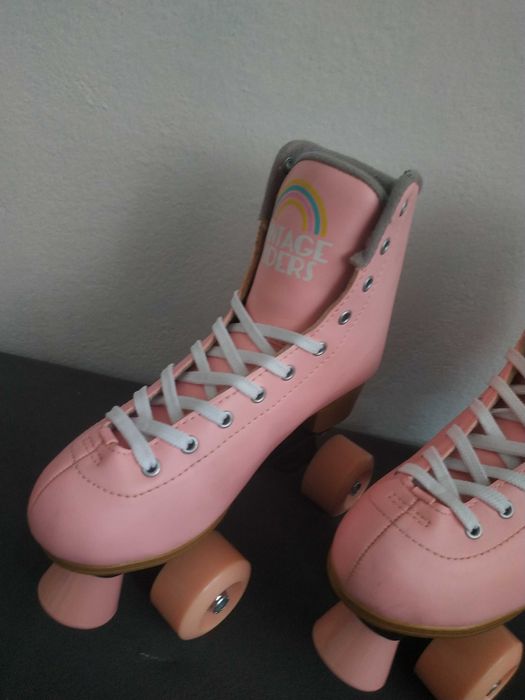 NOWE różowe wrotki