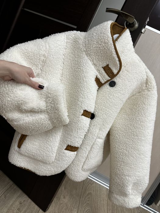 Дубленка  шуба двухсороняя как Zara