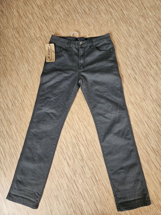 Spodnie męskie szare