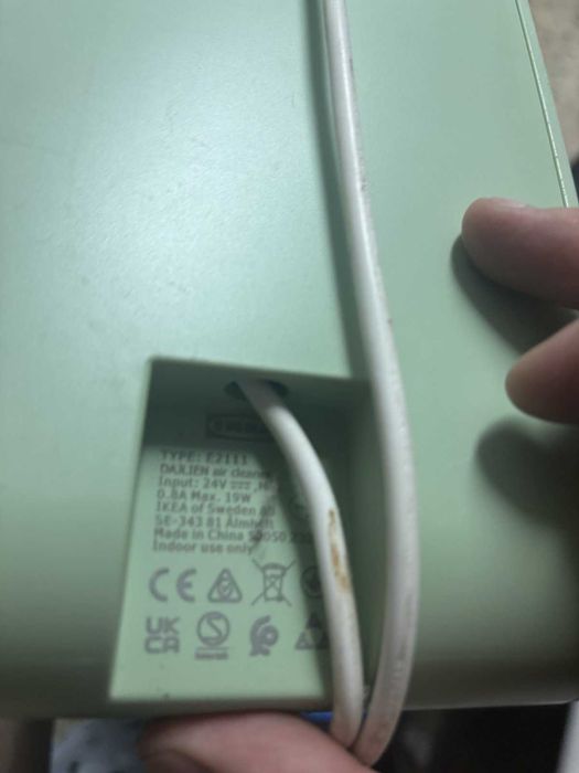 Purificador de ar Ikea Dajlien verde