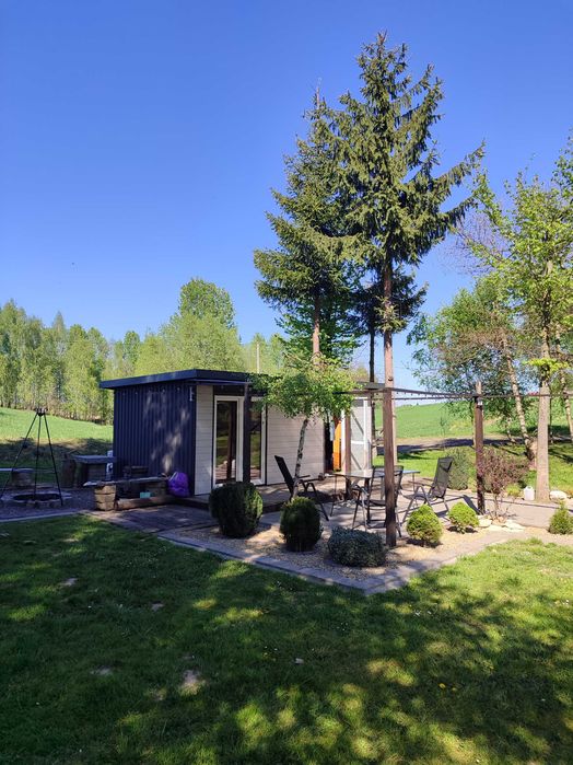 Domek letniskowy nad stawem klimatyzowany zator