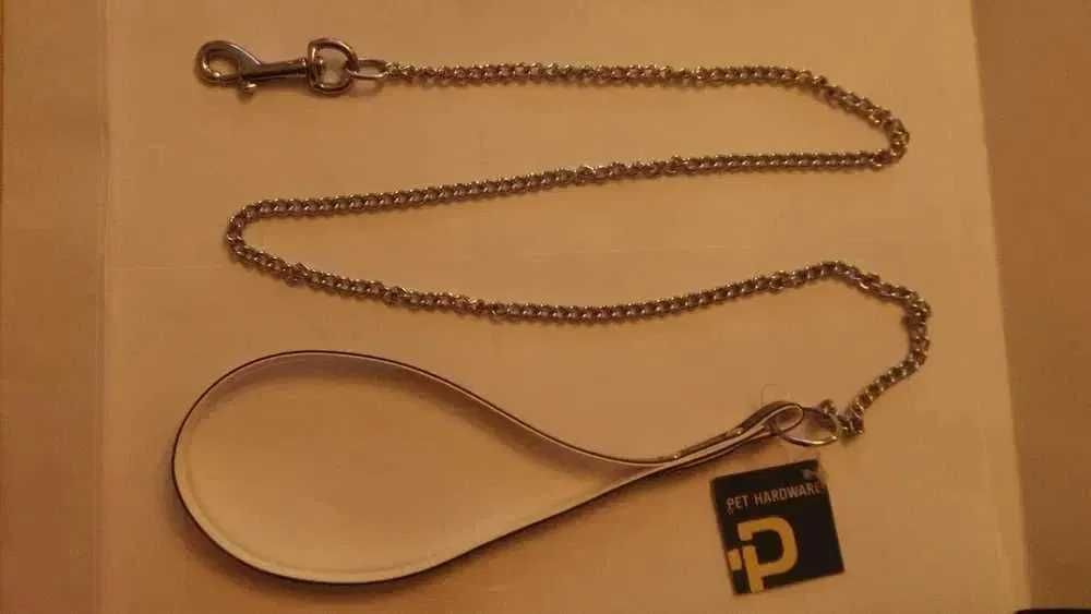 Nowa smycz dla psa,  łańcuszkowa - 110 cm