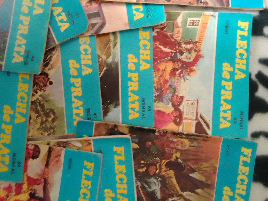 Vários exemplares de banda desenhada flecha de prata cada 4€