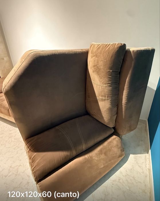 Sofá com chaise longue - preço Final 50€