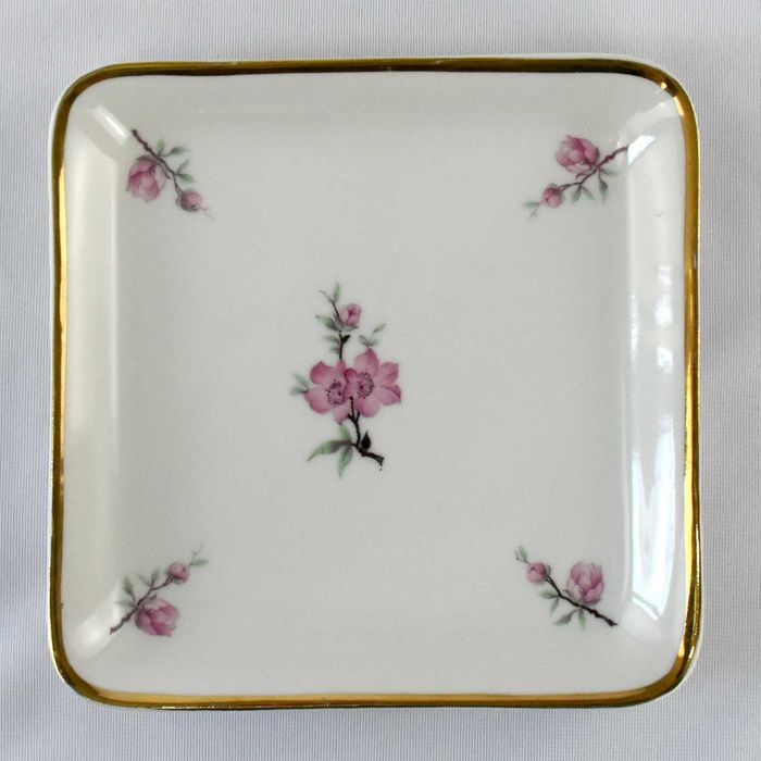 Aneleira / Covilhete porcelana Artibus com flores nº 3