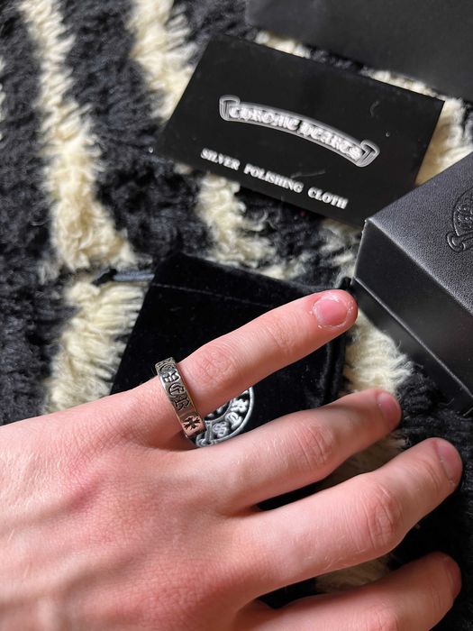Chrome Hearts Forever Spacer Ring | Кольцо Хром Хартс с гравировкой