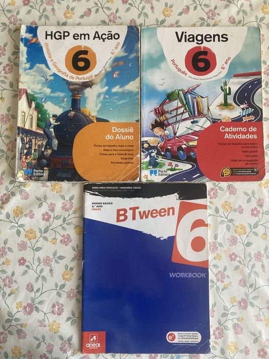 Cadernos Atividades 6° Ano - HGP, Português, Inglês
