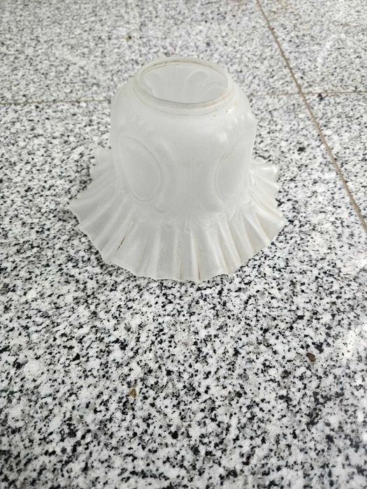 Abajour vidro vintage usados