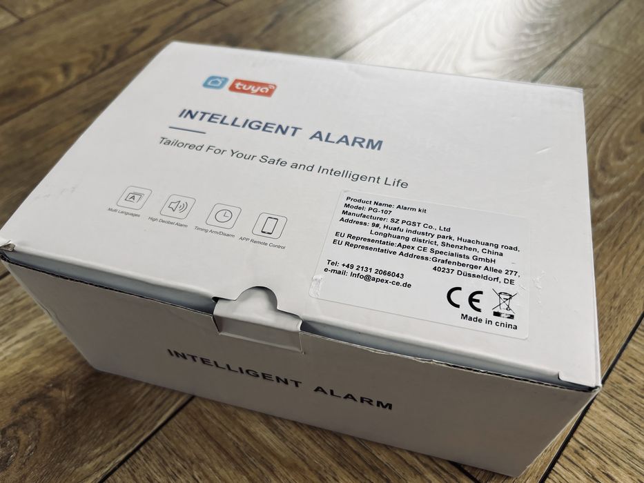 Inteligentny System Alarmowy WiFi + GSM 4G | Tuya Smart | Ekran 4.3"