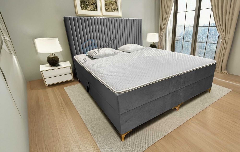 Łóżko kontynentalne POSO 120, 140, 160, 180 PRODUCENT POCKET