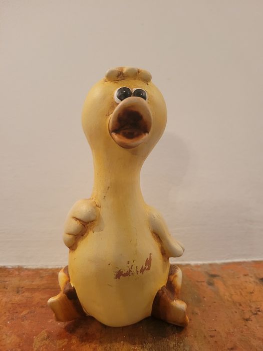 Yellow Ceramic Duck