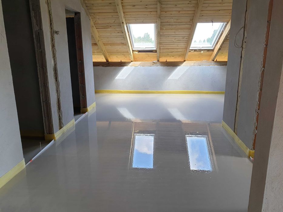 Posadzki anhydrytowe, wylewki anhydrytowe, pianobeton.