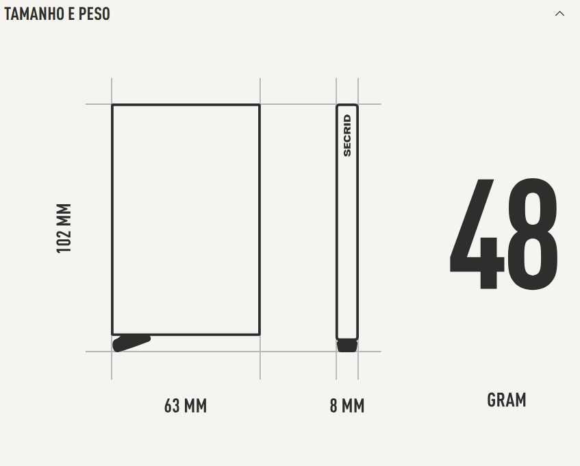 SECRID cardprotector com bloqueio RFID/NFC